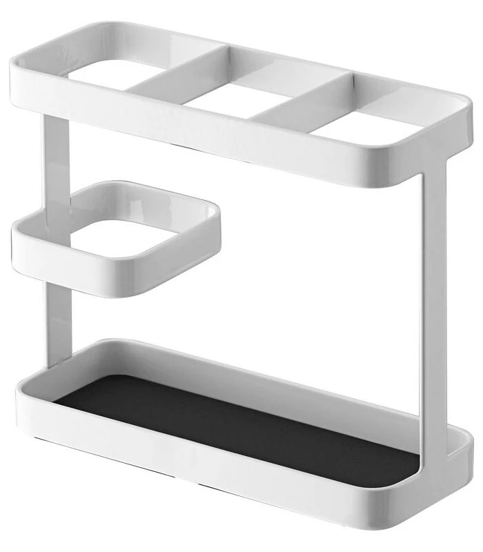 Yamazaki Tool Stand Wide - White 3 Yamazaki Tool Stand Wide - White