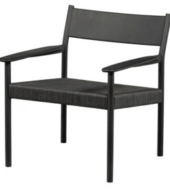 Exclusive Fauteuil Lael - Mango/Koord - Naturel/Zwart - 74x66x70