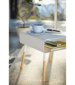 Yamazaki Low Side Table - Plain - White -Thuis Accessoires Winkel 257fb78a186f4031a2624cb7f4bcdc29
