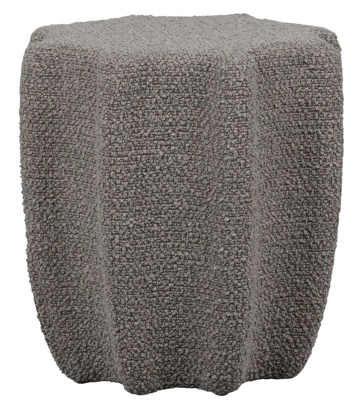 VTwonen Soft Star Poef - Lichtgrijs - 45x42x42 3 VTwonen Soft Star Poef - Lichtgrijs - 45x42x42