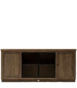 Dressoir Opbergkast Groot Dressoir - Eikenhout Gereclyed - Bruin