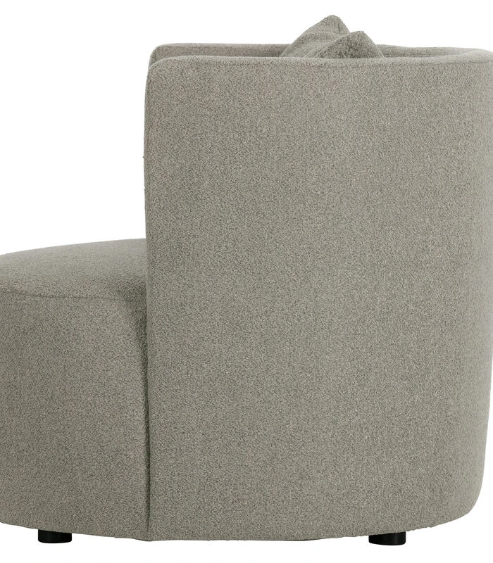 VTwonen Explore Fauteuil - Boucle - Grijs - 81x96x92 5 VTwonen Explore Fauteuil - Boucle - Grijs - 81x96x92 - Afbeelding 3
