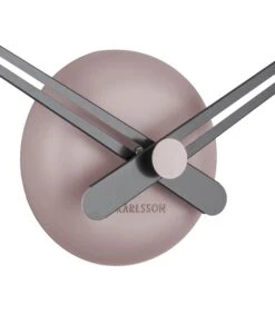 Karlsson Wandklok LBT Sharp - Roze - Ø77,5cm -Thuis Accessoires Winkel 262be9579ea243a69d09ab410639e9b7