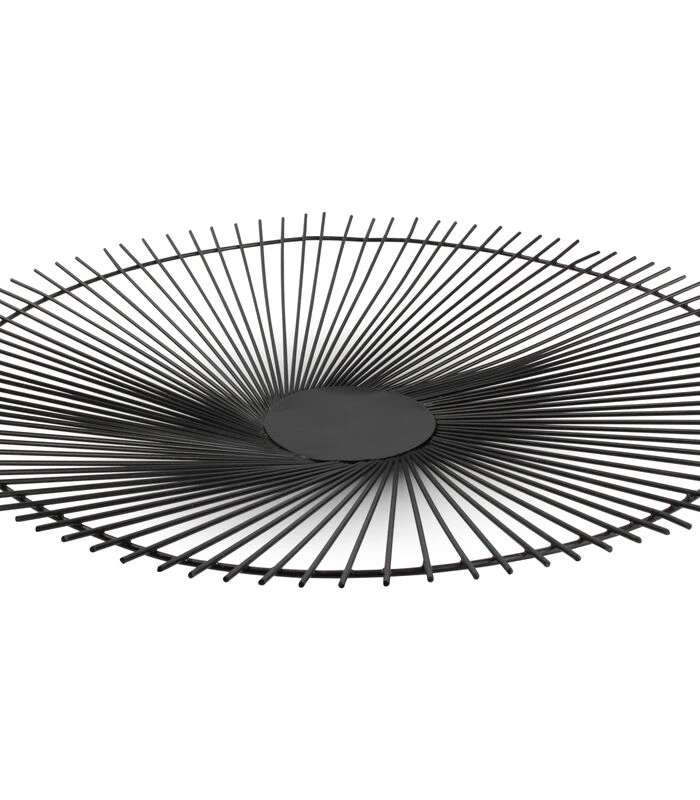 Draadmand 53xH5cm Zwart Twisted Iris 3 Draadmand 53xH5cm Zwart Twisted Iris