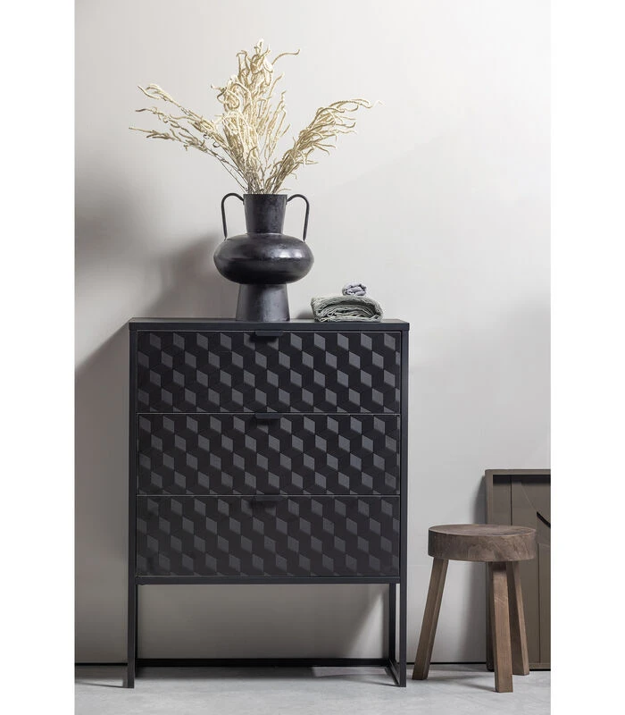 Exclusive Sef Krukje - Hout - Bruin - 45x32x32 4 Exclusive Sef Krukje - Hout - Bruin - 45x32x32 - Afbeelding 2