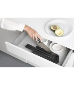 Brabantia Lade Messenblok Plus 3 Messen, TASTY+ - Dark Grey -Thuis Accessoires Winkel 28f3e0835ada41b2966e0203093015d2