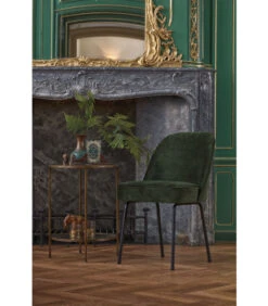 BePureHome Vogue Eetkamerstoel - Fluweel - Onyx - Set Van 2 -Thuis Accessoires Winkel 2905fd90bdec4e82a49dabf35b38dc70