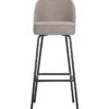 BePureHome Vogue Barstoel 80 Cm - Stof - Zand - 103x50x55