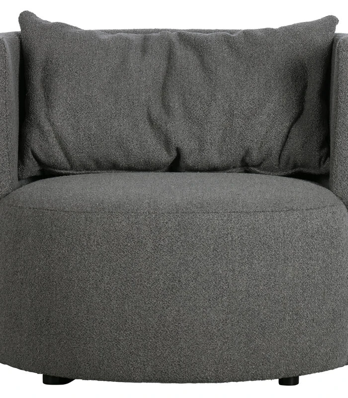 VTwonen Explore Fauteuil - Boucle - Staalgrijs - 81x96x92 3 VTwonen Explore Fauteuil - Boucle - Staalgrijs - 81x96x92