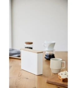 Yamazaki Coffee Filter Case Large - Tosca - White -Thuis Accessoires Winkel 2aaa71ab9c024cbf87ee54f04b2d0404