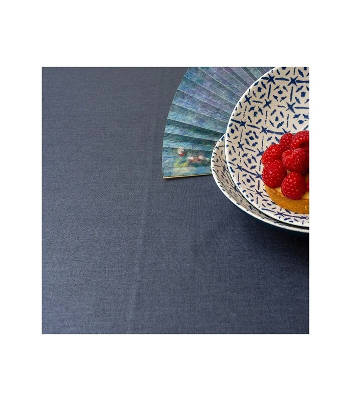 Effen Antracietgrijs Rond Of Ovaal Gecoat Tafelkleed 5 Effen Antracietgrijs Rond Of Ovaal Gecoat Tafelkleed - Afbeelding 3