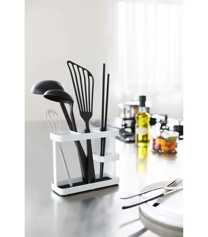 Yamazaki Tool Stand Wide - White 4 Yamazaki Tool Stand Wide - White - Afbeelding 2