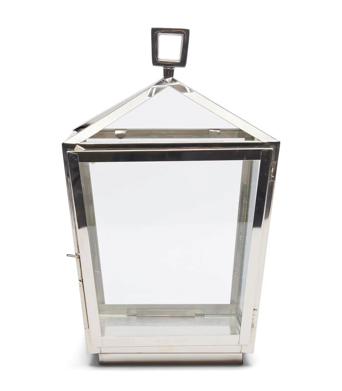 Lantaarn, Windlicht - Montmartre - Zilver - Aluminium, Glas 3 Lantaarn, Windlicht - Montmartre - Zilver - Aluminium, Glas