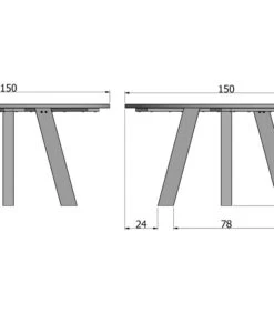 WOOOD Rhonda Eetkamertafel XL - Eiken - Blacknight - 75x150x150 9 WOOOD Rhonda Eetkamertafel XL - Eiken - Blacknight - 75x150x150 -Thuis Accessoires Winkel 2fba7ff566194bbb9428e6cac4b9d7e4