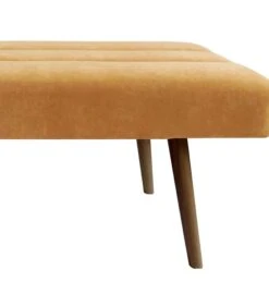 Leitmotiv Bank Explicit - Suede Look Okergeel - 121x41x43cm -Thuis Accessoires Winkel 312f4db19dac4eea88a9a88d76722650