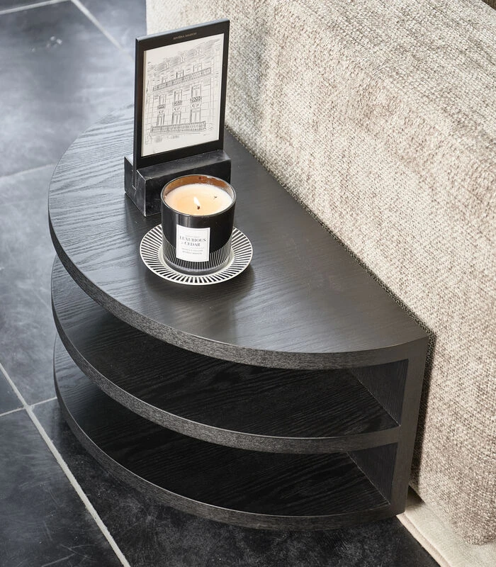 Salontafel Savannah Set 2 Stuks - Zwart 4 Salontafel Savannah Set 2 Stuks - Zwart - Afbeelding 2