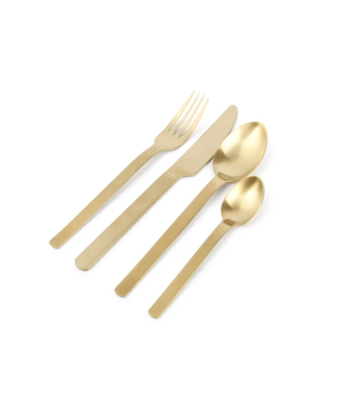 Bestekset 24-delig Mat Champagne Supreme 3 Bestekset 24-delig Mat Champagne Supreme