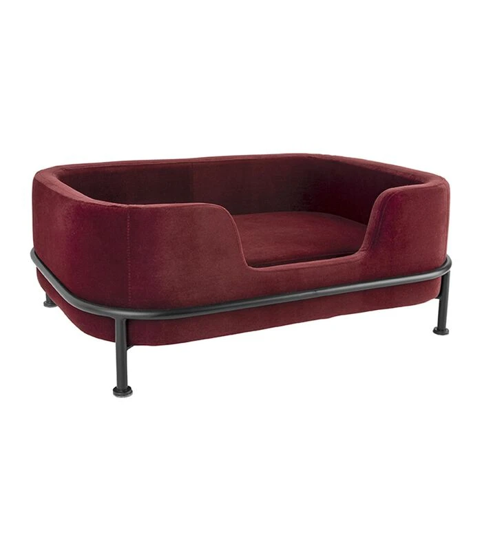 Leitmotiv Hondenmand Puffed - Velvet Kleibruin - 63x42x24,5cm 3 Leitmotiv Hondenmand Puffed - Velvet Kleibruin - 63x42x24,5cm