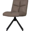 Exclusive Vinny Draaibare Eetkamerstoel - Leerlook - Taupe - 80x48x45 -Thuis Accessoires Winkel 379c3c6bdfbe4140aafda617ed4234e3