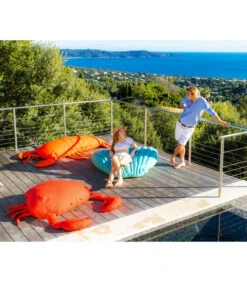 Drijvende XL-buitenpoef Krabvorm -Thuis Accessoires Winkel 37ce148971594c3ea7e9ffe2c5af43e9