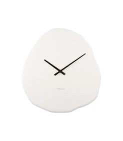 Karlsson Wandklok Organic Round - Wit - 35x2x38cm