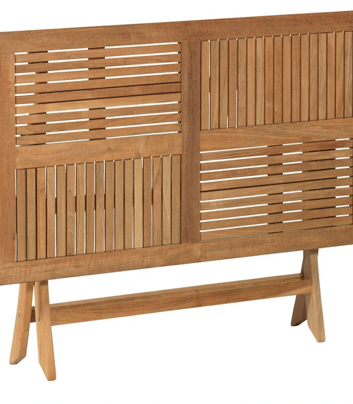 Inklaptafel Tuin Folding - Teak - Naturel - 75x120x70 4 Inklaptafel Tuin Folding - Teak - Naturel - 75x120x70 - Afbeelding 2