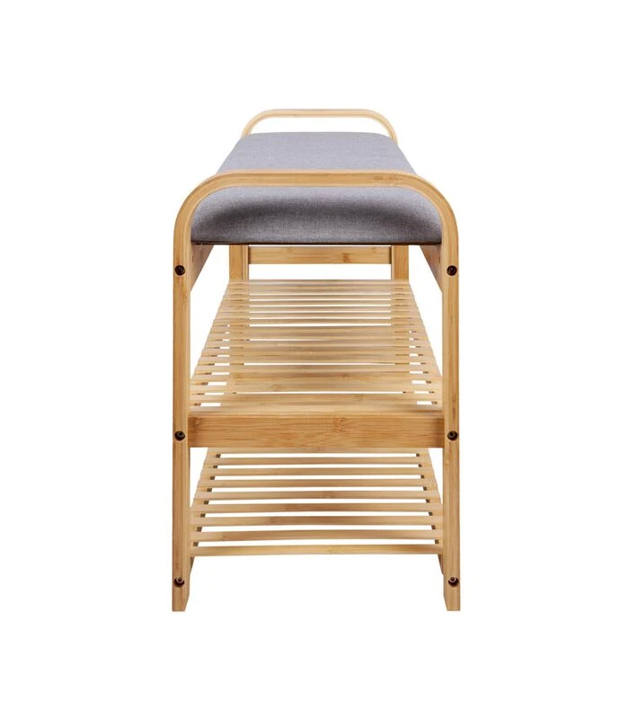 Leitmotiv Bank Arch - Bruin - 100x33x50 Cm 6 Leitmotiv Bank Arch - Bruin - 100x33x50 Cm - Afbeelding 4