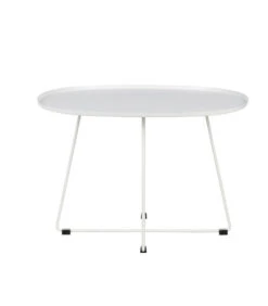 WOOOD Bijzettafel XL Buiten Otis - Metaal - Wit - 47x70x60 -Thuis Accessoires Winkel 3a42904e2f3042cba85ffd181d5d8b5d