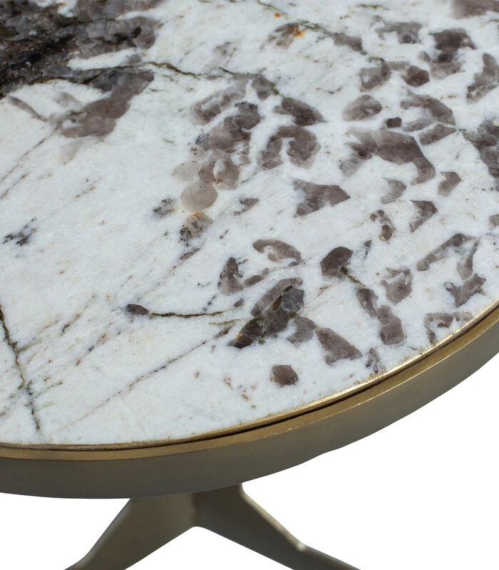 BePureHome Cute Bijzettafel - Marmer - 51x45x45 6 BePureHome Cute Bijzettafel - Marmer - 51x45x45 - Afbeelding 4