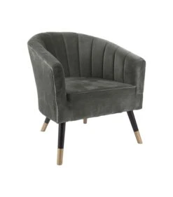 Leitmotiv Stoel Royal - Velvet Taupe Groen - 70x71x80cm -Thuis Accessoires Winkel 405d496088a649b3b3b15b88e3b4fa9a