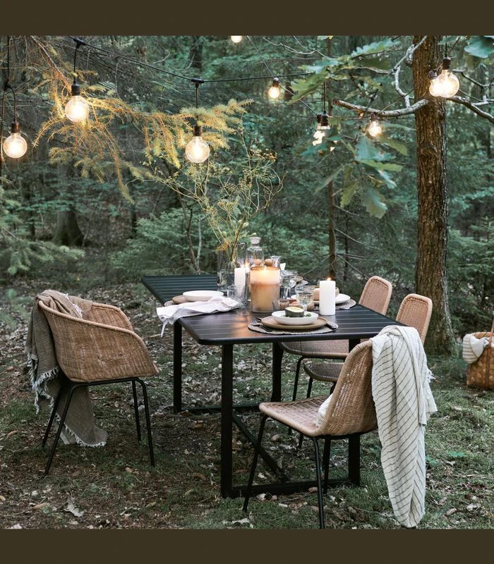 House Doctor Buitentafel - Helo - Zwart 4 House Doctor Buitentafel - Helo - Zwart - Afbeelding 2