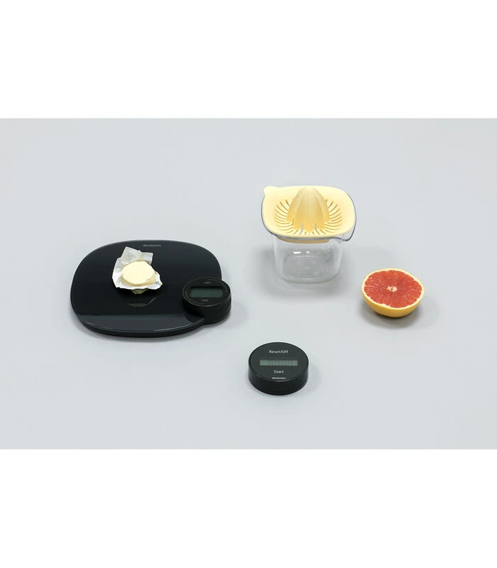 Brabantia Tasty+ Keukenweegschaal Met Dynamo, Digitaal- Dark Grey 6 Brabantia Tasty+ Keukenweegschaal Met Dynamo, Digitaal- Dark Grey - Afbeelding 4