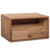 Zwevend Nachtkastje HOPE Met Knop In Eikenhout -Thuis Accessoires Winkel 42205201bcdd48819335626665c8c086