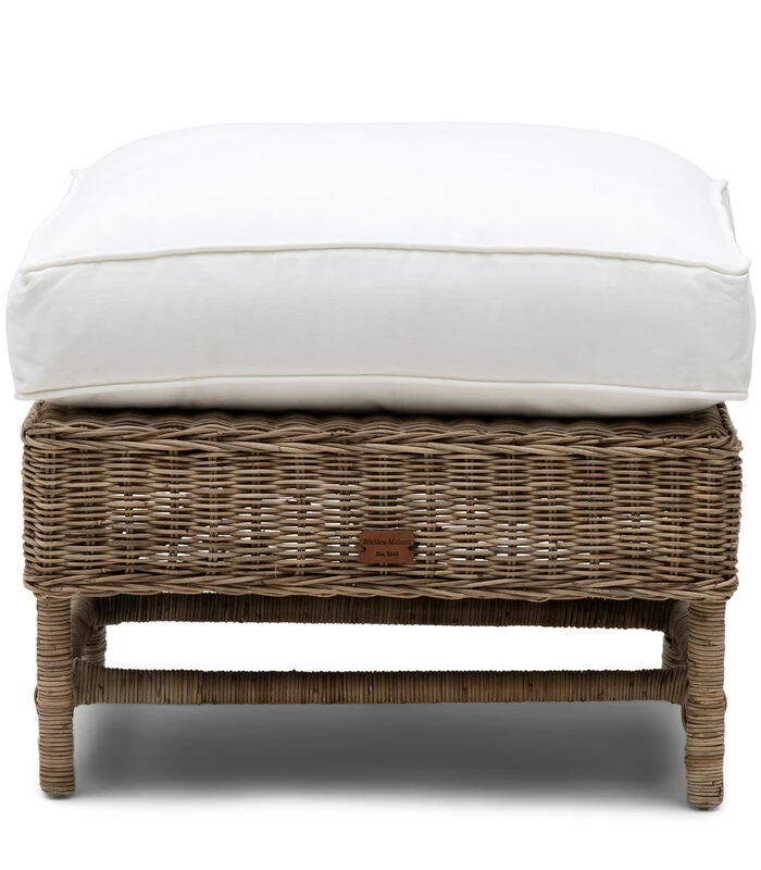 Poef - Hocker - Nicolas Wing Chair Voetenbankje - Bruin 3 Poef - Hocker - Nicolas Wing Chair Voetenbankje - Bruin