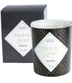 Geurkaars Ceder Met Zilveren Oorbellen