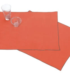 Set Van 2 Gewassen Linnen Placemats, AUTOUR DU LIN