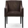 Eetkamerstoel Met Armleuning - Savile Row Dining Armchair - Berkshire Stof - Bruin -Thuis Accessoires Winkel 44437e6725404e4a887c99779b06335f