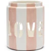 Windlicht Porselein Gesptreept Met Tekst - Love - Roze/ Wit -Thuis Accessoires Winkel 4534a741cd4548b28d5ddce95c7eaeff