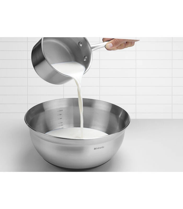 Brabantia Profile Mengkom Met Antislip Bodem, 3,0 Liter 4 Brabantia Profile Mengkom Met Antislip Bodem, 3,0 Liter - Afbeelding 2