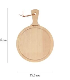 Serveerplank Rond Amigo M - Met Handgreep - Bruin - ⌀ 23,4 Cm -Thuis Accessoires Winkel 47b27ffa1af84512bce2b2a85d64a980