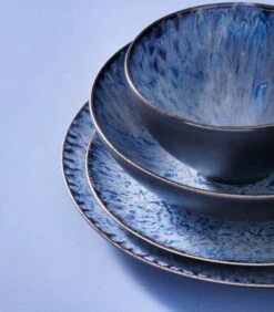 Palmer Bord Lester 27 Cm Blauw Zwart Stoneware 2 Stuk(s) -Thuis Accessoires Winkel 487171c8249947949e73e6a0f0d1abe3