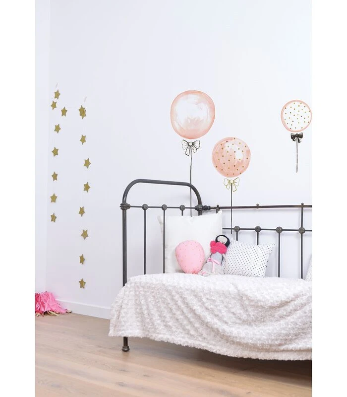 Muursticker Kinderkamer - Flamingo Ballon 6 Muursticker Kinderkamer - Flamingo Ballon - Afbeelding 4