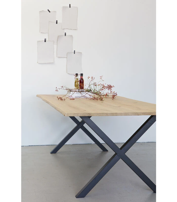 WOOOD Tablo X-Poot 1 Stuks - Metaal - Zwart - 72x79x10 5 WOOOD Tablo X-Poot 1 Stuks - Metaal - Zwart - 72x79x10 - Afbeelding 3