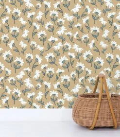PICNIC DAY Behang - Madeliefje Bloem Patroon -Thuis Accessoires Winkel 4dacf414d5c64041adb9c874e9baaa06