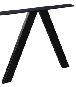 WOOOD Tablo V-Poot 1 Stuks - Metaal - Zwart - 72x79x10