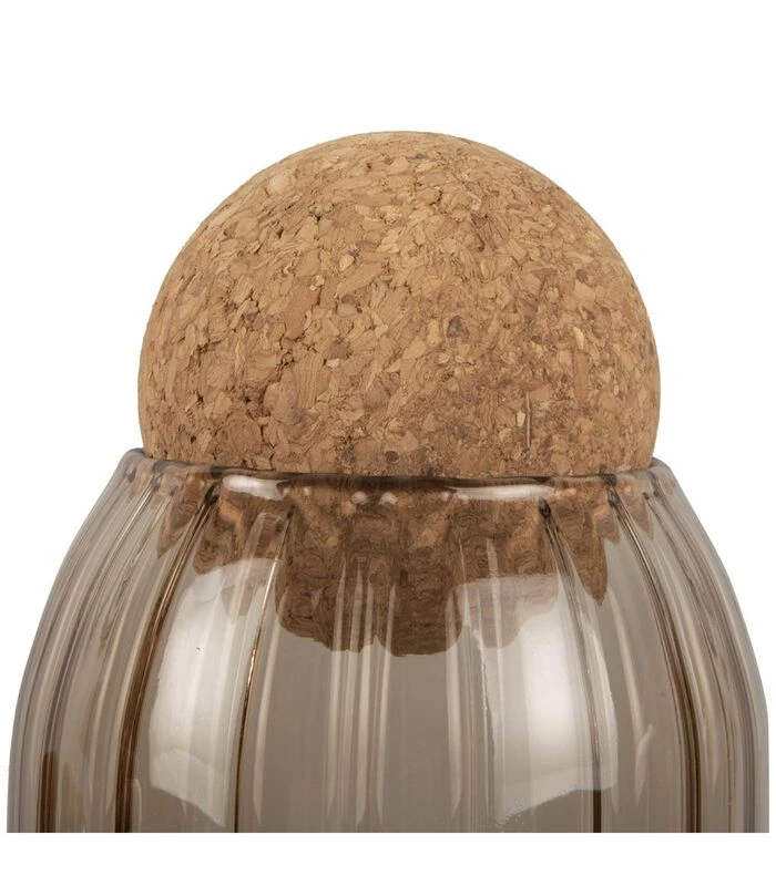 PRESENT TIME Voorraadpot Gem - Zandbruin - Ø9x28,5 Cm 6 PRESENT TIME Voorraadpot Gem - Zandbruin - Ø9x28,5 Cm - Afbeelding 4