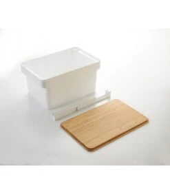 Yamazaki Bread Case With Knife Holder - Tower - White -Thuis Accessoires Winkel 4edfd6e07f6b4cd39d00f6309f87d798