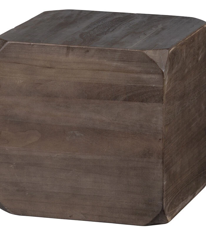 Exclusive Lio Bijzettafel - Hout - Donkerbruin - 46x46x46 3 Exclusive Lio Bijzettafel - Hout - Donkerbruin - 46x46x46