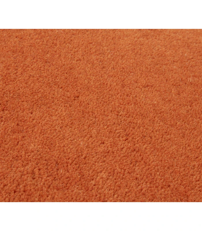 Leitmotiv Vloerkleed Organic Diamond - Oranje - 145x130cm 4 Leitmotiv Vloerkleed Organic Diamond - Oranje - 145x130cm - Afbeelding 2