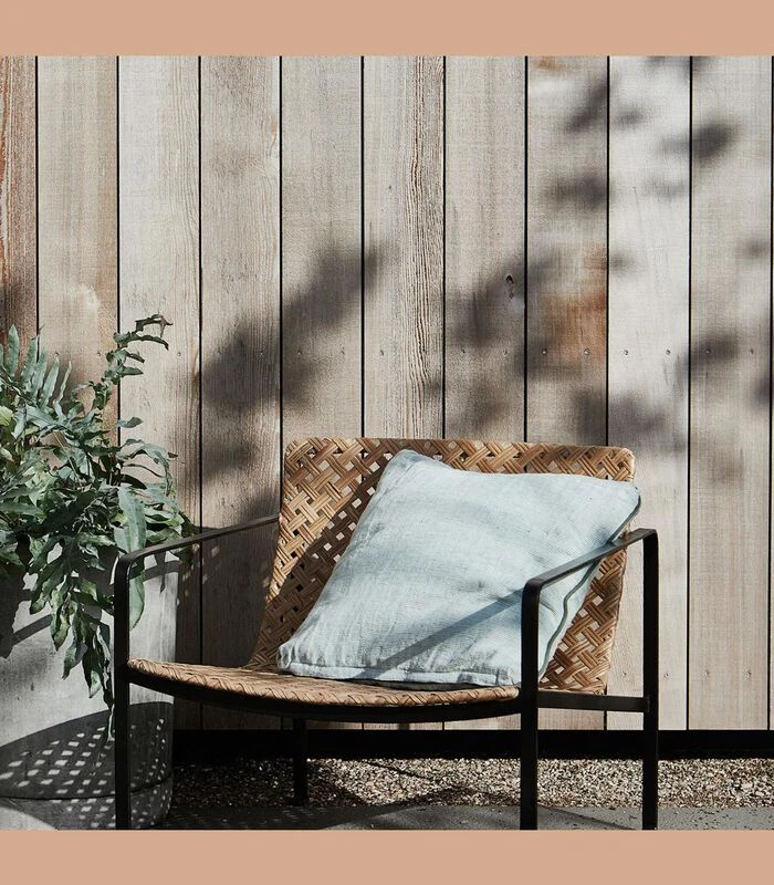 House Doctor Stoel Met Armleuningen - Habra - Natuur 4 House Doctor Stoel Met Armleuningen - Habra - Natuur - Afbeelding 2